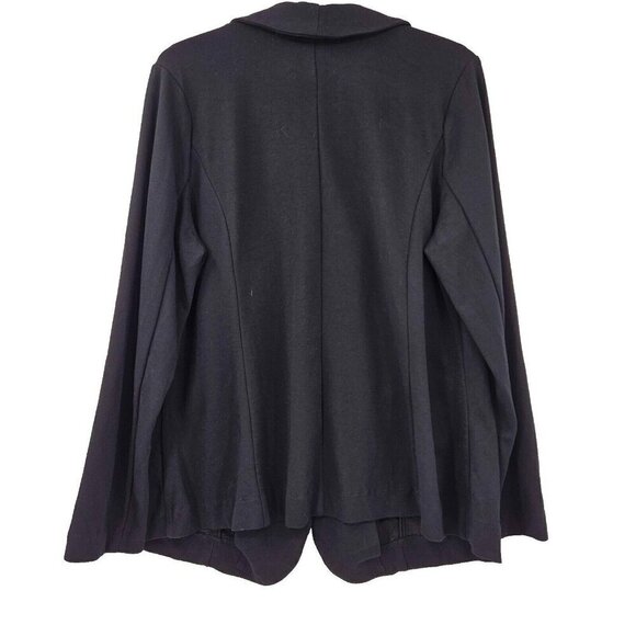 Eloquii The Ultimate Stretch Blazer Jacket Black Women’s Size 14 Minimalist - Picture 2 of 10